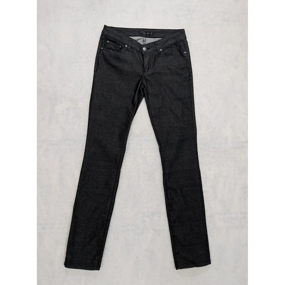 Prana Kara Jeans Women 4 / 27 Stretch Slim tpTapered Straight Leg Black Low Rise